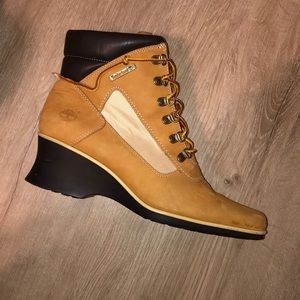 Timberland Leather Square Toe Boots